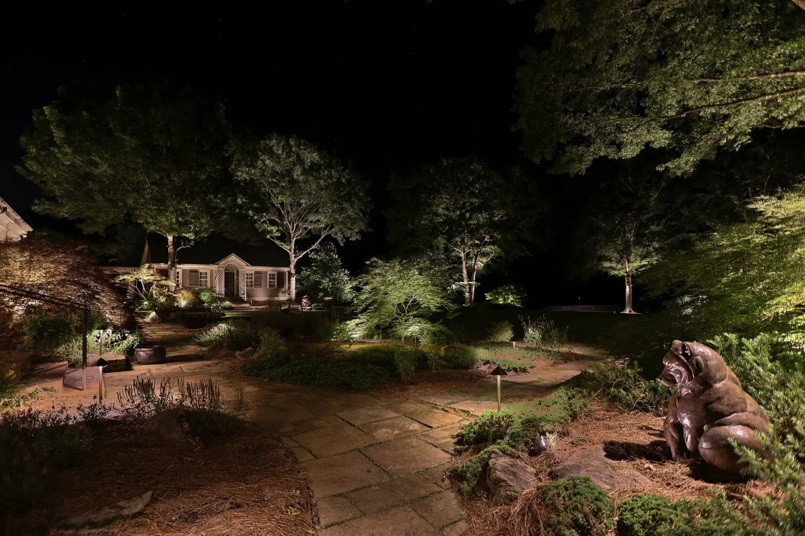 Garden Lighting Installation in GA