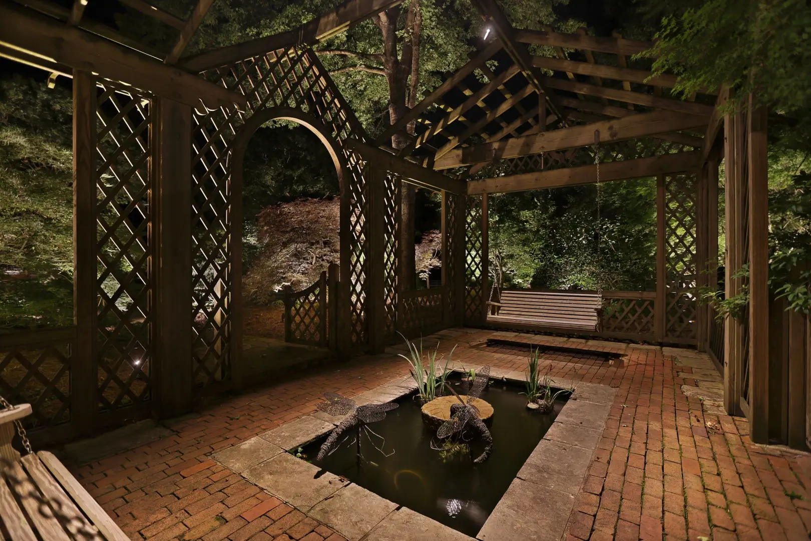 Garden Lighting install in GA
